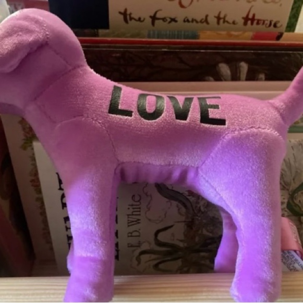 ☆SOLD☆ 
VICTORIA’S SECRET PINK LOVE PLUSH DOG